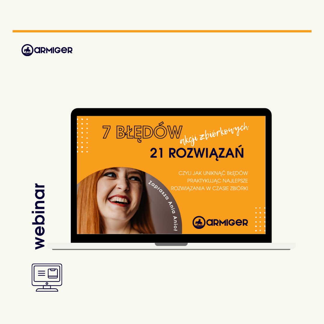 WEBINAR 7 błędów i 21 rozwiązań akcji zbiórkowych